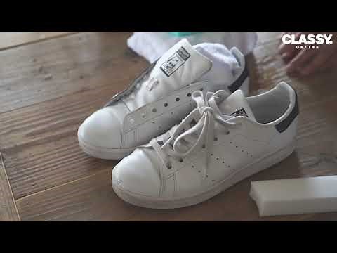 【CLASSY.ONLINE】超定番白スニーカー アディダス・スタンスミスの正しい洗い方って？｜イケメンが動画で解説