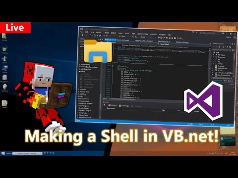 Making a Shell in Visual Basic.net! [Properties Window] (Live)