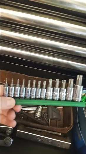 Gearwrench Torx safety bit set, aka tamper proof torx sockets