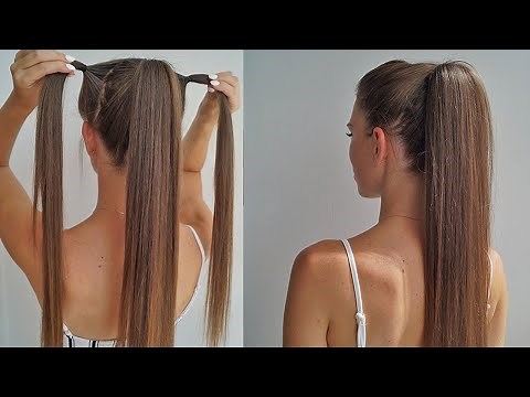 HOW TO:VOLUMINOUS BARBIE PONYTAIL HAIRSTYLE TUTORIAL. STEP BY STEP