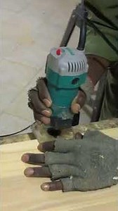 How to use a palm router in detailing. #fypシ゚viral #woodworking #thewoodworks