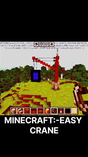 MINECRAFT EASY CRANE