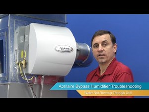 AprilAire Bypass Style Humidifier Troubleshooting - Water Not Running