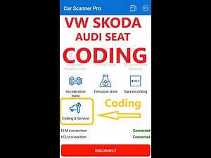 Coding + long coding VW Skoda Audi Seat for 5 EUR - Car Scanner ELM OBD2 app