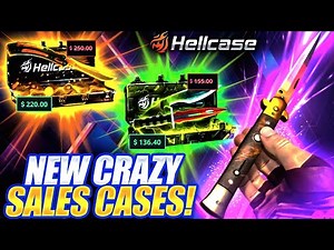 NEW CRAZY SALES CASES ON HELLCASE !! !? ! HELLCASE PROMO CODE 2025 ! HELLCASE CASE OPENING !