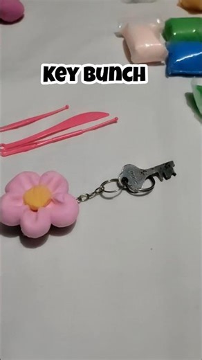 DIY super clay key chain #youtubeshorts #diy #shorts #clay