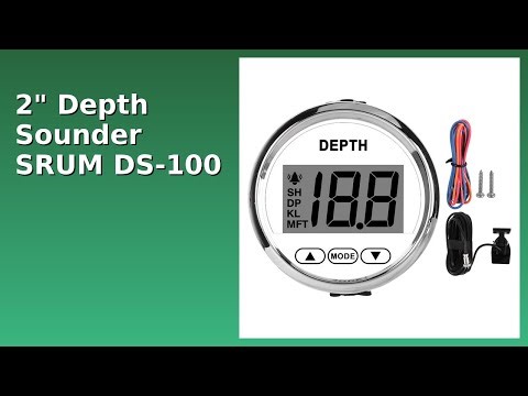 REVIEW (2025): 2" Depth Sounder SRUM DS-100. Features.