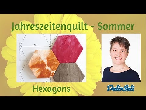 Hexagons, heften und zusammennähen