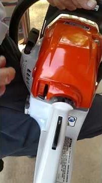 How to start your Stihl MS 251 chainsaws