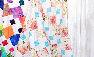 How to Make A Charm Square 4-Patch Quilt - Inspired Quilting by Lea Louise