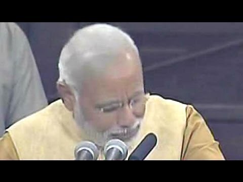 Narendra Modi's Emotional Speech in Parliament