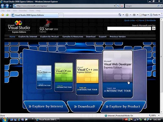 Intro to Visual Web Developer