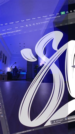 Photoshop Lettering design - Texture Effect