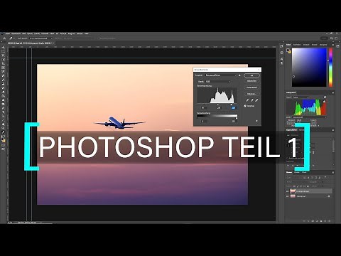 PHOTOSHOP für Anfänger Tutorial in Deutsch Teil 1 | Überblick, Ebenen, Tonwertkorrektur