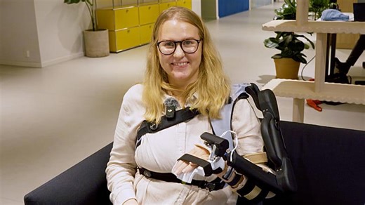 This is the world’s first entire arm exoskeleton, giving stroke patients more ‘independence'
