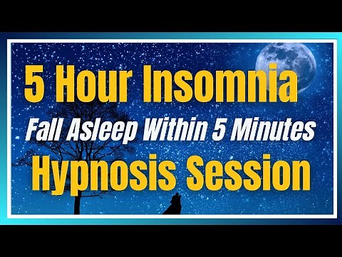 5 Hour Insomnia & Deep Sleep within 5 Minutes Hypnosis Session
