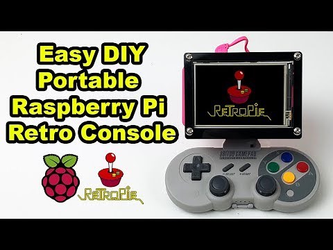 Build A Handheld RetroPie Gaming Console No Solder SUPER EASY!