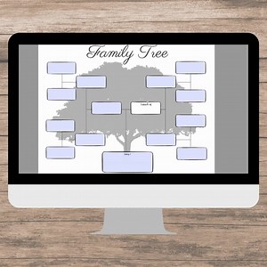 Family Tree Template 4 Generation, Editable Family Tree Template, Great for Family Reunions, Genealogy Chart, Family History, Pedigree Chart - Etsy