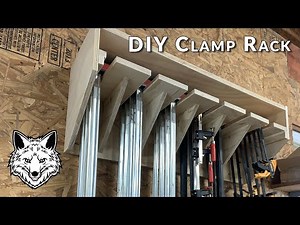 DIY | How To Build a Clamp Rack | Woodworking Projects
