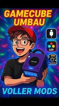 The ultimate GameCube conversion – Sven's console completely modded! 🔧💜