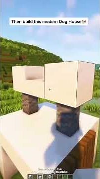 Minecraft: Modern Dog House | #shorts