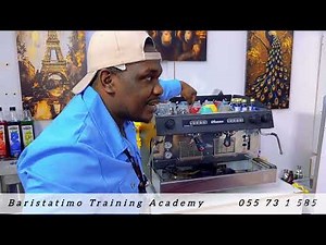 Espresso extraction class at Baristatimo training academy