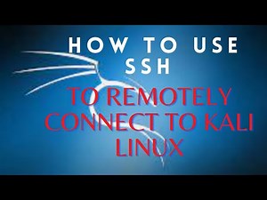 How to Connect to Kali Linux Remotely using SSH