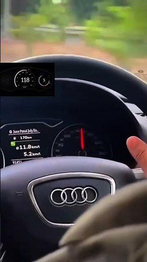 Audi car Speed Test 😱 #audi #speedtest