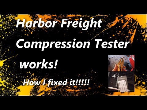 How I got the Harbor Freight Compression Tester Working!!!