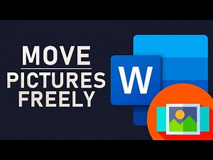 How To Move Pictures & Graphs Freely - MS Word