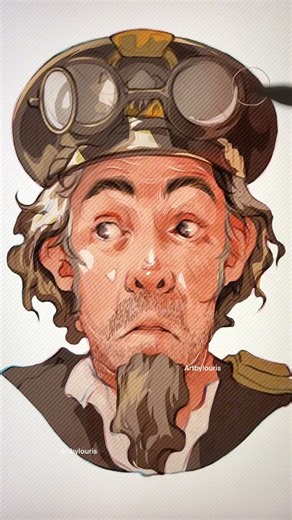 A quick face study using @Procreate #digitalart #procreate