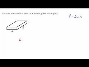 Volume and Surface Area of a Rectangular Prism or Box