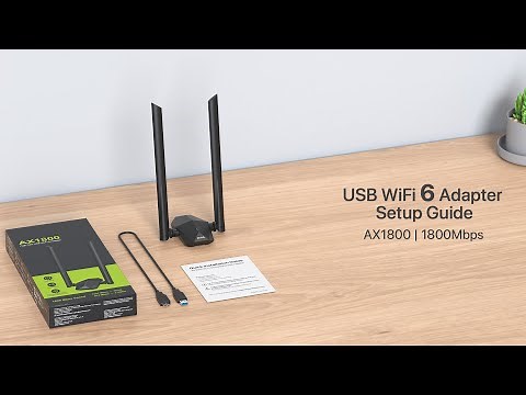 AX1800 Long Range USB WiFi 6 Adapter Setup Guide - How to Install Your BrosTrend USB WiFi 6 Adapter