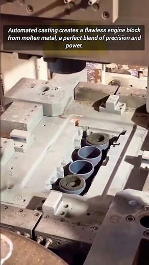 Automated Engine Block Casting