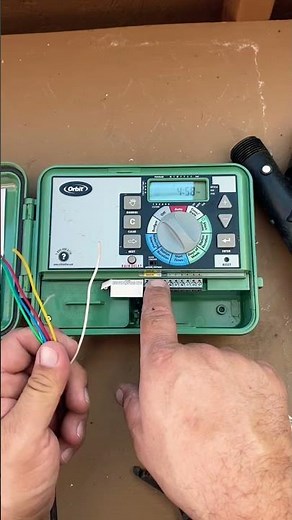 Wiring sprinkler / irrigation clock / timer common wire