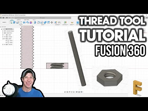 THREAD TOOL Tutorial - Autodesk Fusion 360 Tool Tutorial