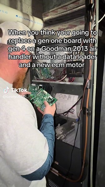 Goodman Air Handler Gen 1 to Gen 4 Board Replacement