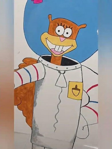 hand painted custom Standup cardboard SpongeBob theme birthday Party Event 🎉🥳🎈