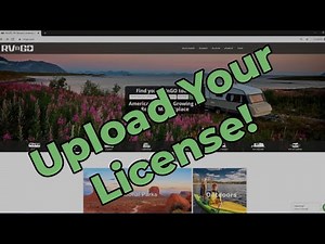 How to Upload your Driver's License on RVnGO.com