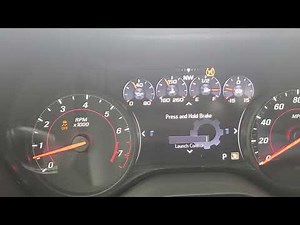 How to set launch control and line lock on a 2020 Camaro ZL1 1LE 10 Speed Automatic