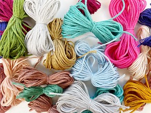 How to separate strands of embroidery floss