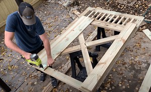 How to Build a Fence Gate (7 Steps with Pictures & Video) - AT Improvements