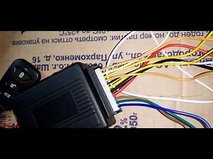 Csd402 lb-402 keyless entry блок управления центральным замком схема подключения прямо к приводам