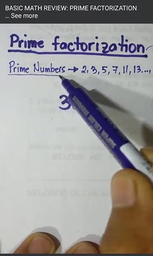 BASIC MATH REVIEW: PRIME FACTORIZATION #MathReview #SimpleMath | Mathematics Tutorial
