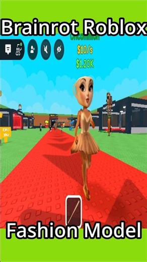 Fashion model Brainrot Rap In Steal A Brainrot 😭 #stealabrainrot #roblox #usa