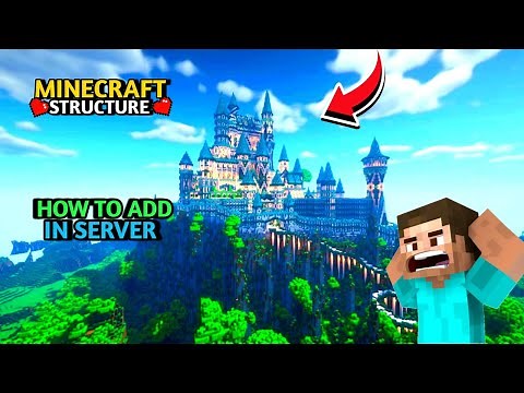 How to Add Structure in Aternos Server || How To Add Structure in Minecraft 😱