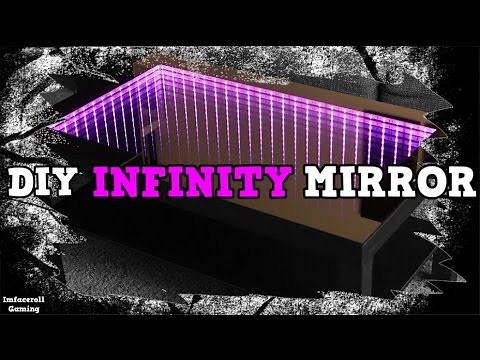 How to make infinity mirror for Custom desk PC Mod