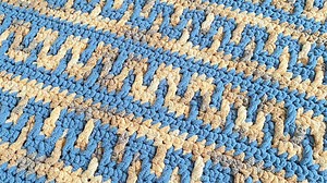 Crochet Greek Key Blanket Pattern   Tutorial