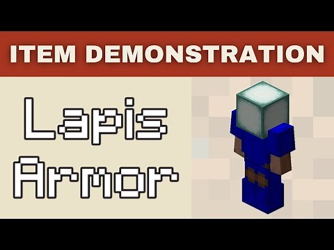 Hypixel SkyBlock Lapis Armor Demonstration