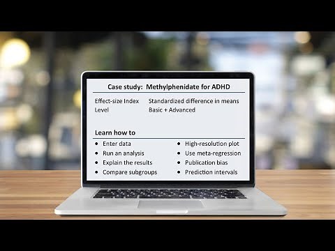 Meta-Analysis with CMA - Case Study: Methylphenidate for ADHD